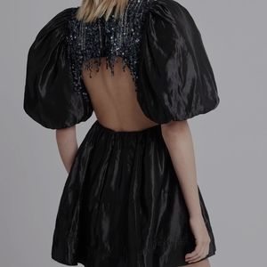 Aje beaded mini dress